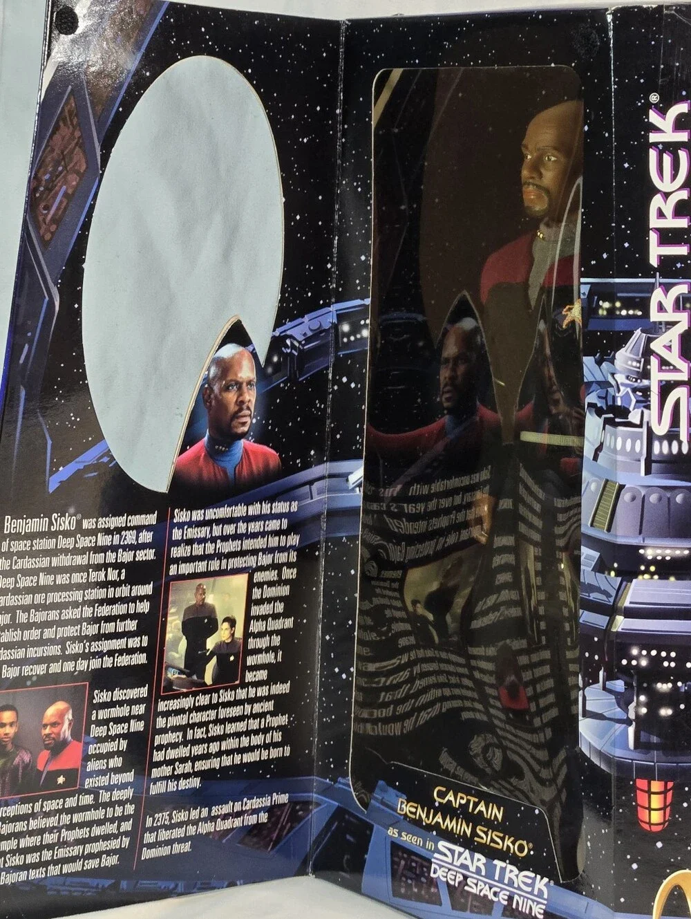 Vintage 1999 Star Trek DS9 Captain Benjamin Sisko 12